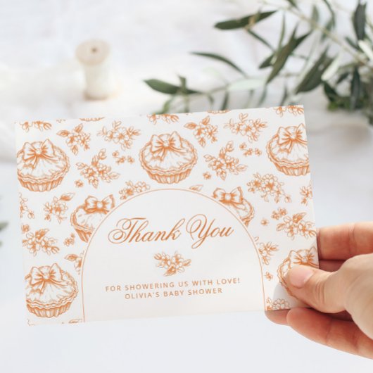 トイレリトルかわいこちゃんパイ赤ちゃん感謝していシャワーユー サンキューカード