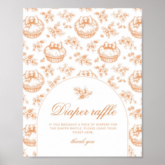 トイレリトルかわいこちゃん男女兼用おむつラッフル ポスター (正面)