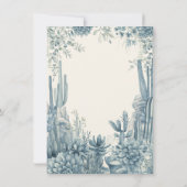 トイレリトルカウボーイベビーシャワー 招待状 (裏面)