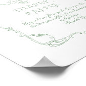 トイレヴィンテージチノワセリーオムツラッフル ポスター (角)