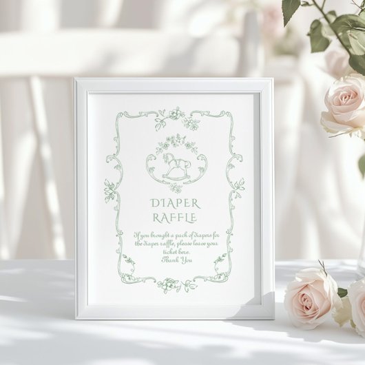 トイレヴィンテージチノワセリーオムツラッフル ポスター