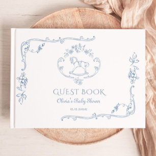 トイレヴィンテージフレームチノワセリーベビーシャワー ゲストブック