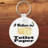 トイレ信じに入った紙 キーホルダー (正面)