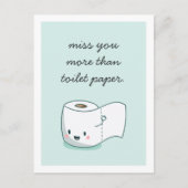 トイレ恋しく思紙よりもキミの方 ポストカード (正面)