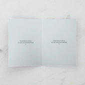 トイレ折りカードのかわいい犬チェック電話 サンキューカード (内部)