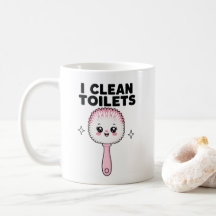 トイレ掃除職人さんおもしろマグカップ