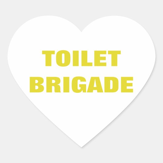 トイレ旅団 ハートシール (正面)