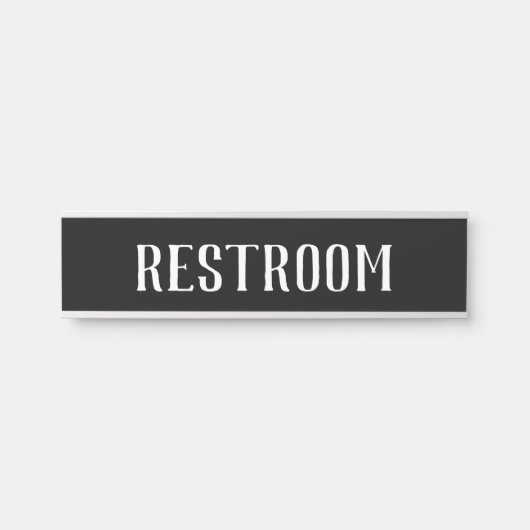 トイレ案内 ハンギング ドアサイン 名札 サインプレート (正面)
