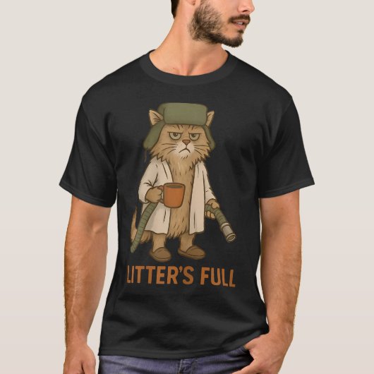 トイレ満杯 Tシャツ (正面)