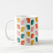 トイレ熱狂する紙猫 コーヒーマグカップ (左)