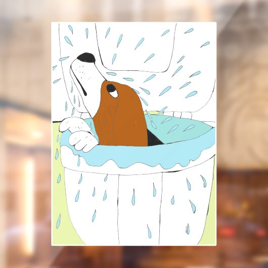 トイレ犬 ウィンドウサイン (シート2)