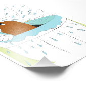 トイレ犬 フォトプリント            (角)