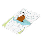 トイレ犬 マグネット (左側)