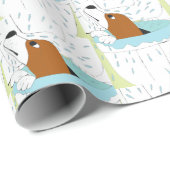 トイレ犬 ラッピングペーパー (ロールコーナー)