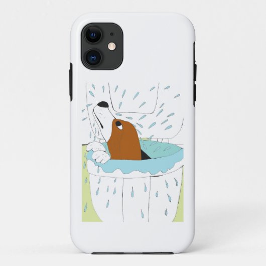 トイレ犬 Case-Mate iPhoneケース (裏面)