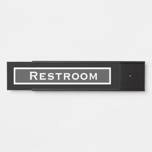 トイレ用オフィスドアシンボルや象徴標識 サインプレート (正面)