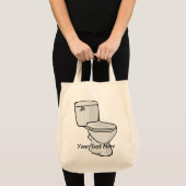 トイレ用トートバッグ トートバッグ (正面(商品))