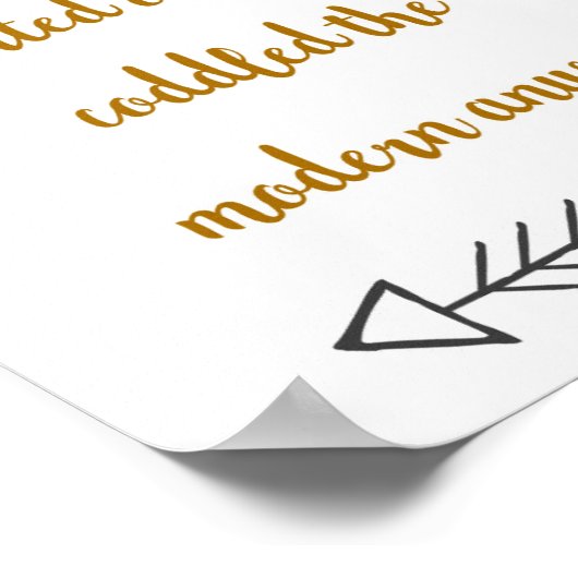 トイレ紙おもしろい浴室引用文 ポスター (角)