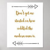 トイレ紙おもしろい浴室引用文 ポスター (正面)