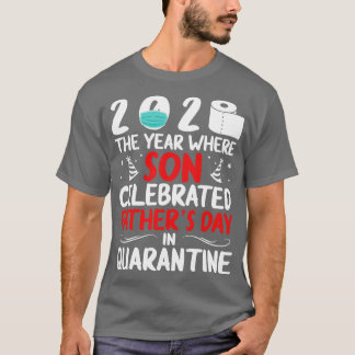トイレ紙と顔マスクハッピー2020年 Tシャツ