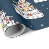 トイレ紙ツリー2020、おもしろいクリスマス ラッピングペーパー (ロールコーナー)