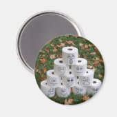 トイレ紙ピラミッド マグネット (正面/裏面)