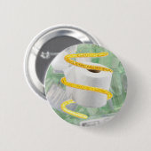 トイレ紙ピン 缶バッジ (正面&裏面)