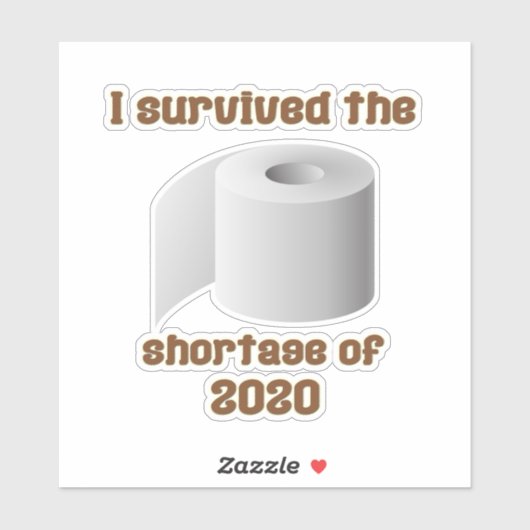 トイレ紙不足 シール (シート)