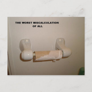 トイレ紙具 ポストカード