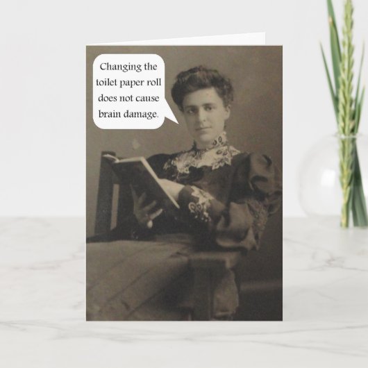 トイレ紙引用文 カード (正面)