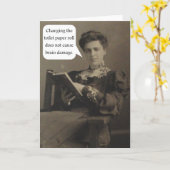 トイレ紙引用文 カード (黄色い花)