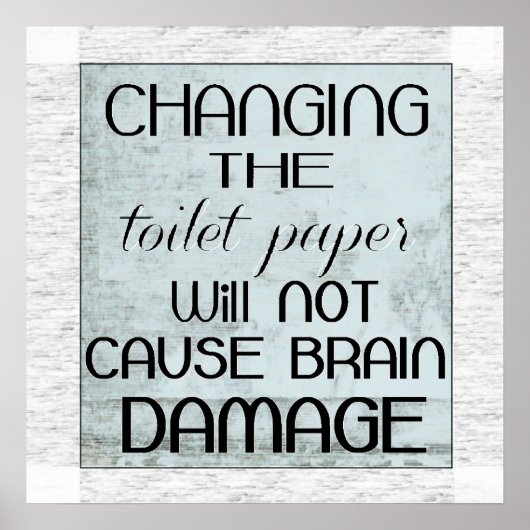 トイレ紙液 ポスター (正面)