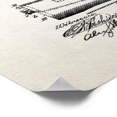 トイレ紙転が特許 ポスター (角)