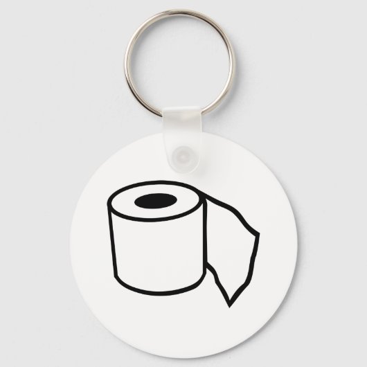 トイレ紙転が キーホルダー (正面)