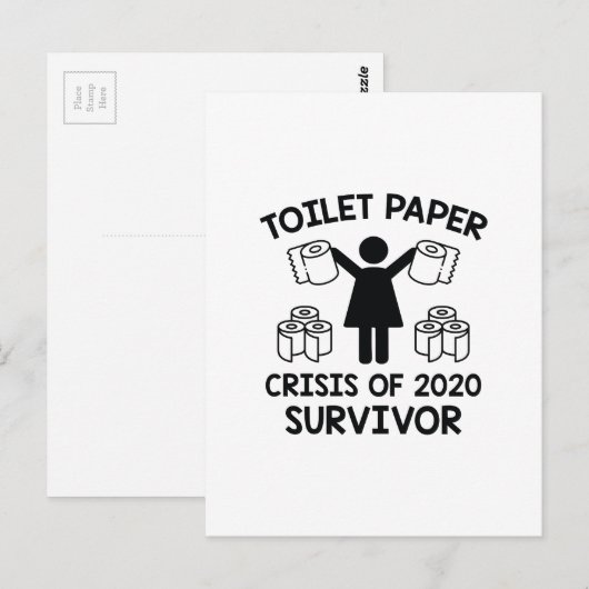 トイレ紙遺族 ポストカード (正面/裏面)