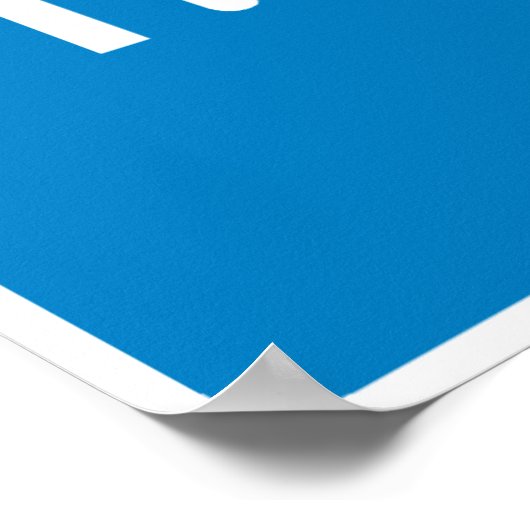 トイレ設備ユーモアのあるハイウェイサイン – COURS? ポスター (角)