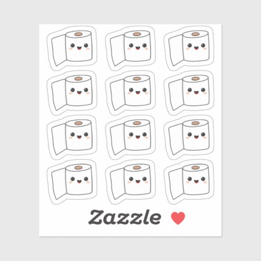 トイレ転が紙トイレのトレーニング/トイレの在庫替え シール (シート)