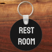 トイレ鍵ゲストハウスまたはビジネスキーチェーン キーホルダー (正面)