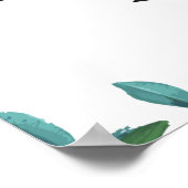 トイレ離れの矢印記号 ポスター (角)