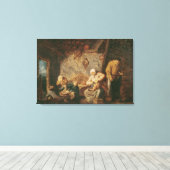 トイレ キャンバスプリント (インサイチュ (ウッドフロア))