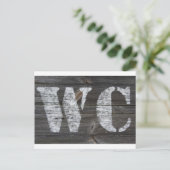 トイレ・シルト ポストカード (スタンド正面)