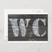 トイレ・シルト ポストカード (正面/裏面)