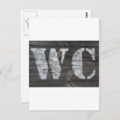 トイレ・シルト ポストカード (正面/裏面)