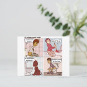 トイレ・トーク ポストカード (スタンド正面)