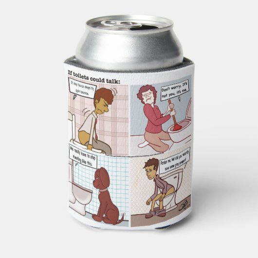 トイレ・トーク 缶クーラー (缶裏面)