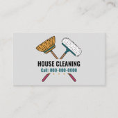 トイレ&ハウスクリーニングサービス 名刺 (正面)