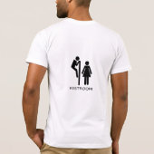 トイレTシャツ Tシャツ (裏面)