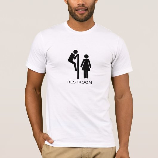 トイレTシャツ Tシャツ (正面)