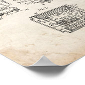 トイロボット特許 – 古い外観 ポスター (角)