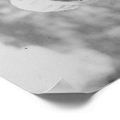 トイワゴン写真付き小さな女の子 ポスター (角)